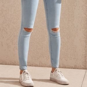 Pacsun Bundy Blue Super High Rise Jeggings